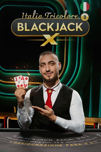 Naslovnica igre Blackjack Italia Tricolore 3 u Betwest Casinu